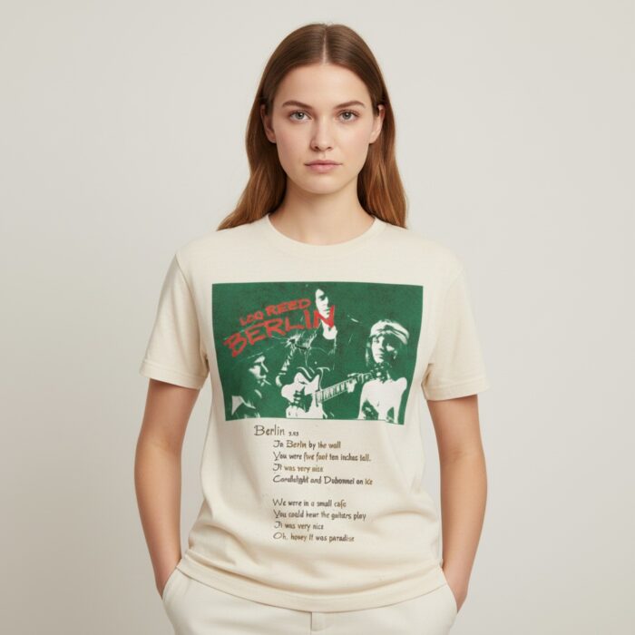 Camiseta Lou Reed natural - Berlin