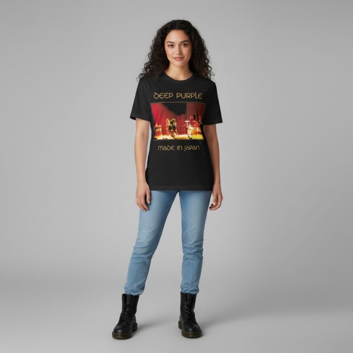 Camiseta Deep Purple negra - Made In Japan