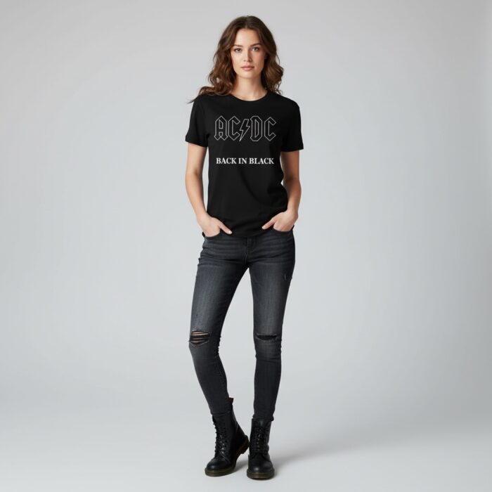 Camiseta ACDC negra - Back In Black