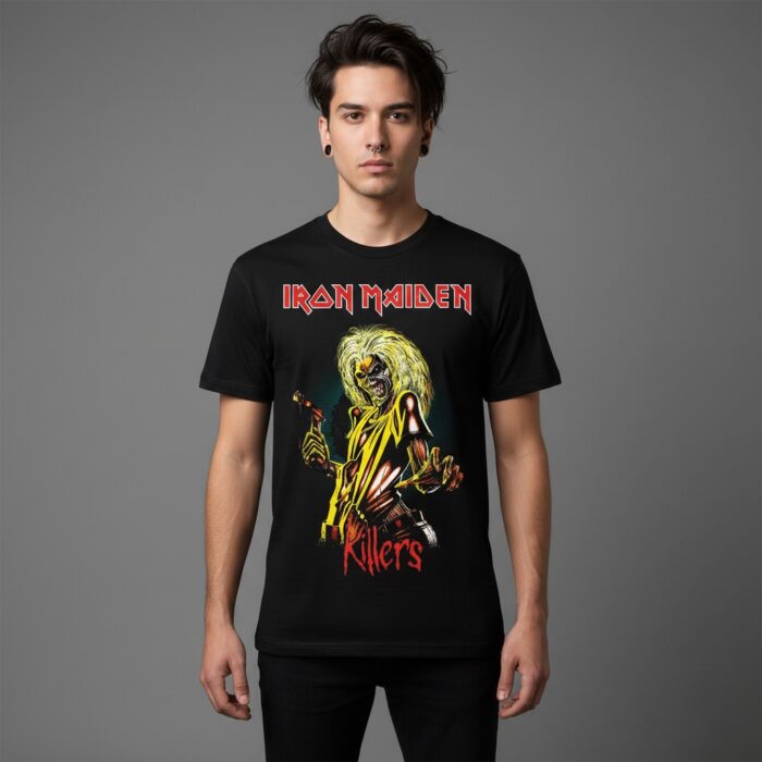 Camiseta Iron Maiden negra - Killers