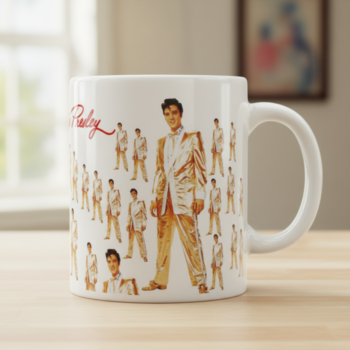 Taza Elvis Presley blanca - 50.000.000 Elvis Fans can't Be Wrong