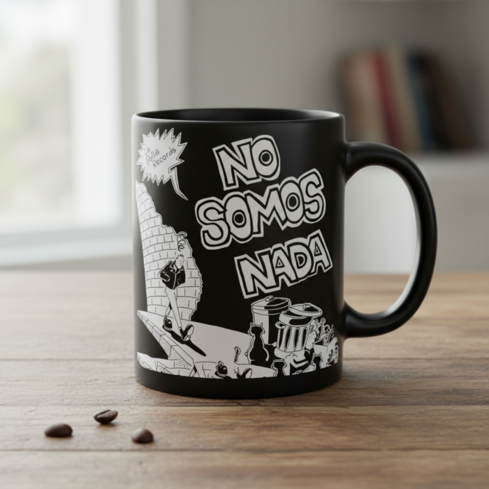 Taza La Polla Records negra - No Somos Nada