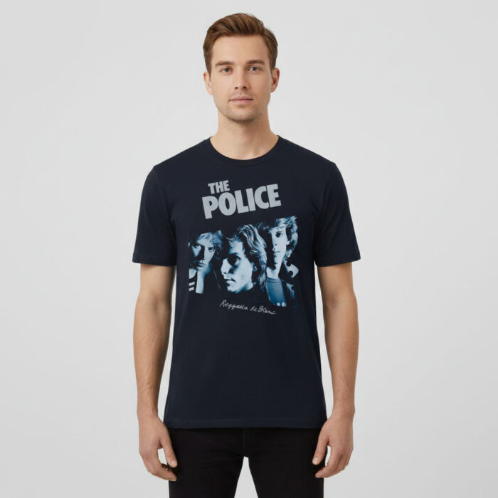 Camiseta Police azul marino - Regatta De Blanc