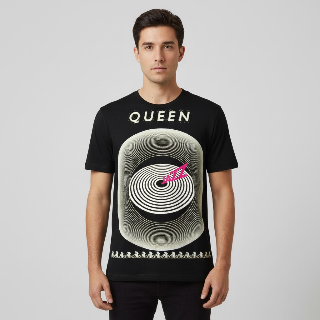 Camiseta Queen negra - Jazz