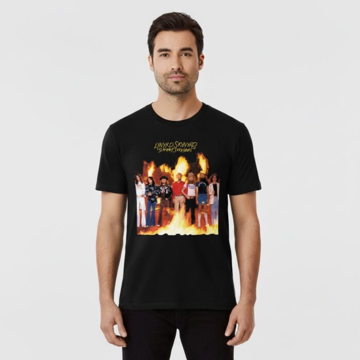 Camiseta Lynyrd Skynyrd negra - Street Survivors