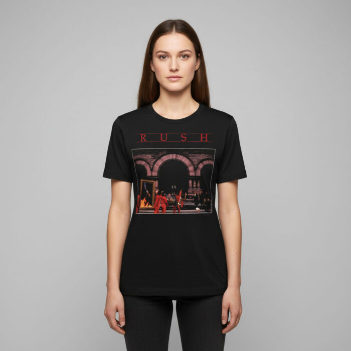 Camiseta Rush negra - Moving Pictures