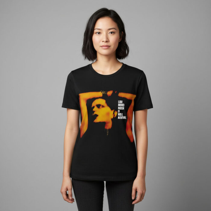 Camiseta Lou Reed negra - Rock An Roll Animal