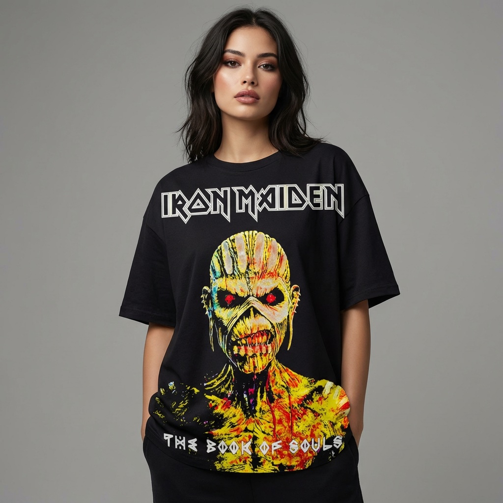 Camiseta Iron Maiden negra - The Book Of Souls
