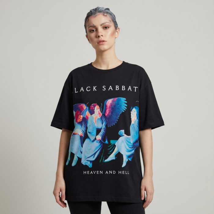 Camiseta Black Sabbath negra - Heaven And Hell