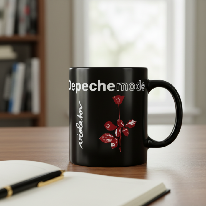 Taza Depeche Mode negra - Violator