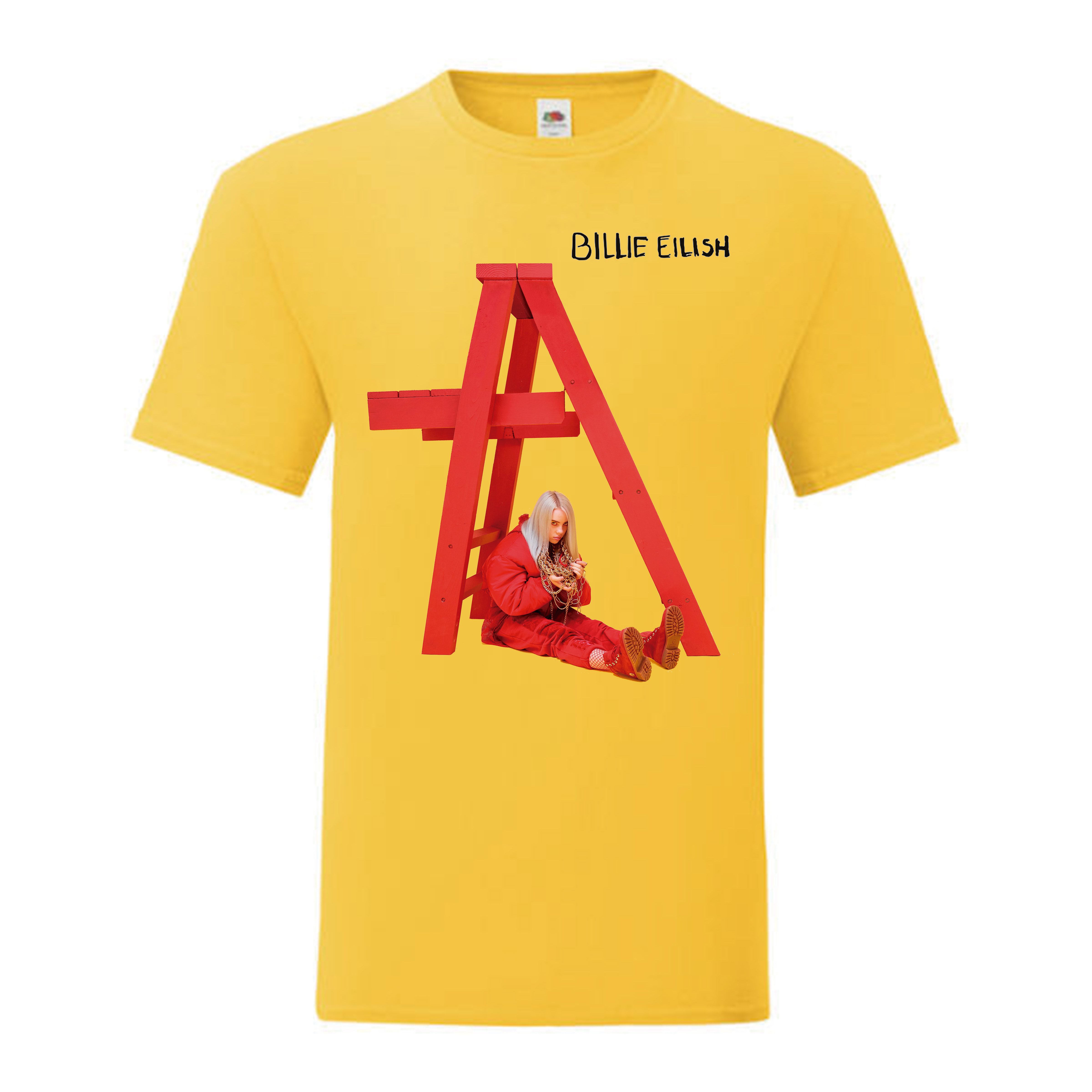 Camiseta Billie Eilish amarilla - Don't Smile At Me