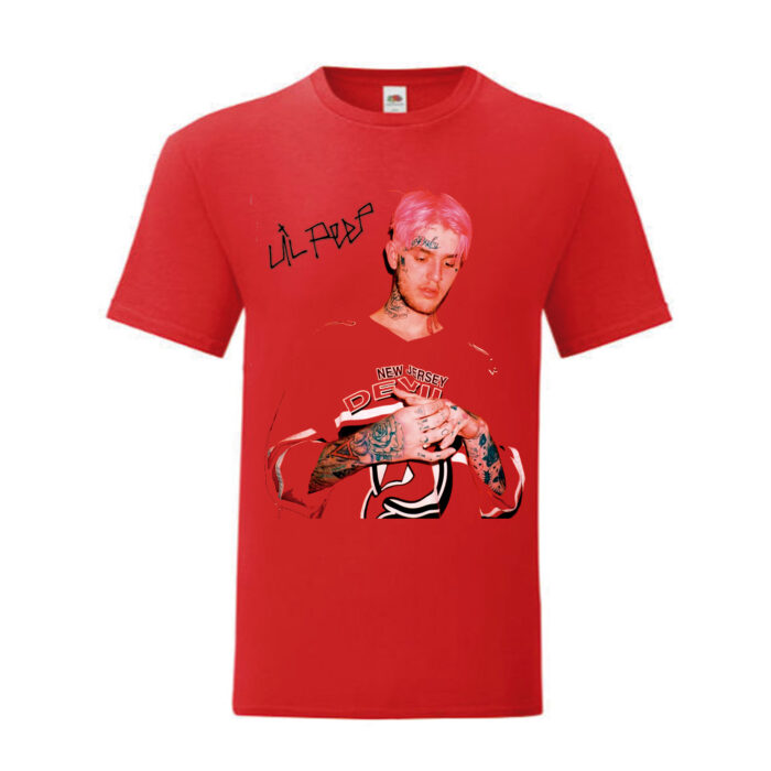 Camiseta Lil Peep roja - Hellboy