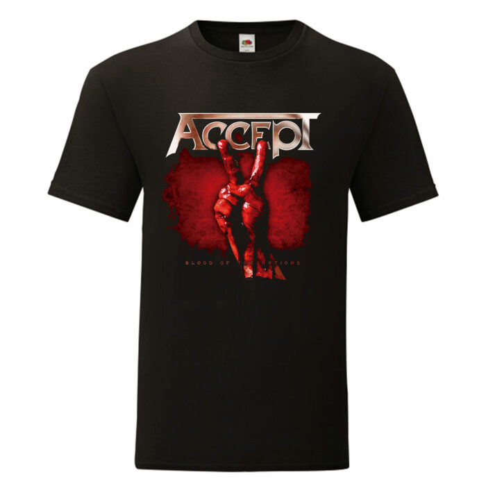 Camiseta Accept negra - Blood Of The Nations