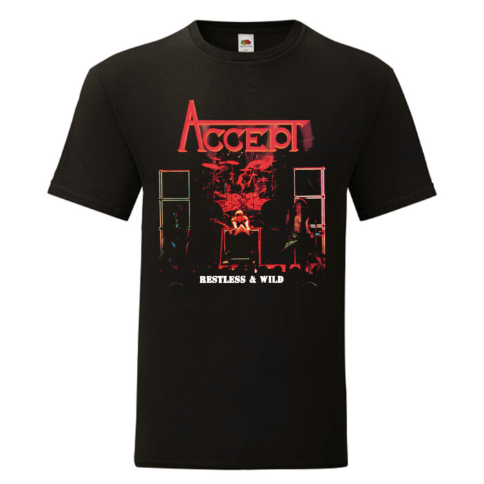 Camiseta Accept negra - Restless And Wild