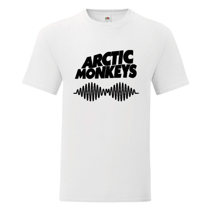 Camiseta Arctic Monkeys blanca - Logo
