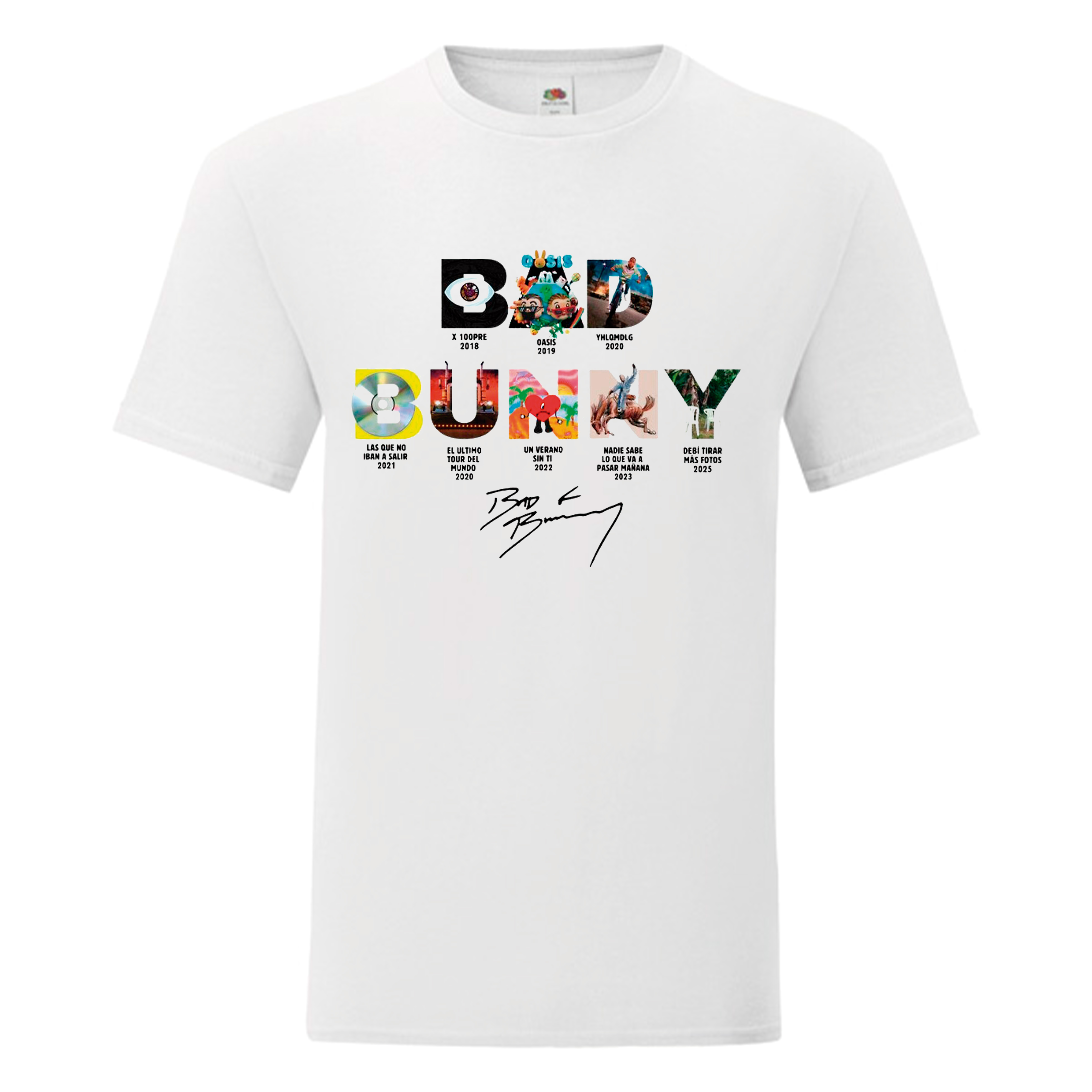 Camiseta Bad Bunny blanca