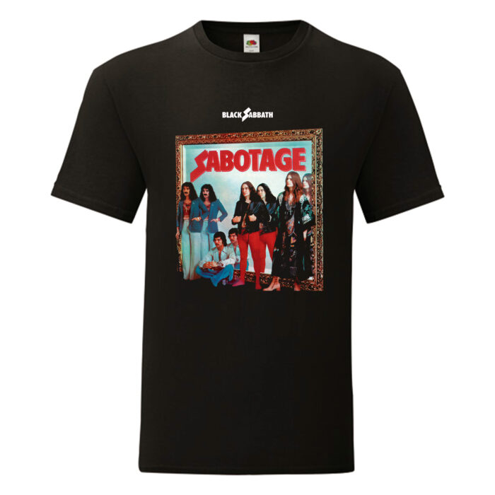 Camiseta Black Sabbath negra - Sabotage