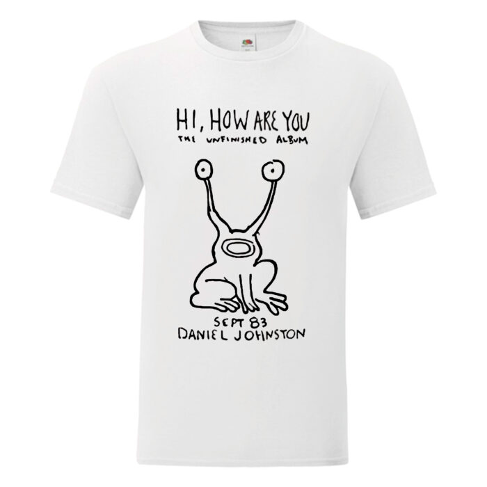 Camiseta Daniel Johnston blanca - Hi, How Are You?