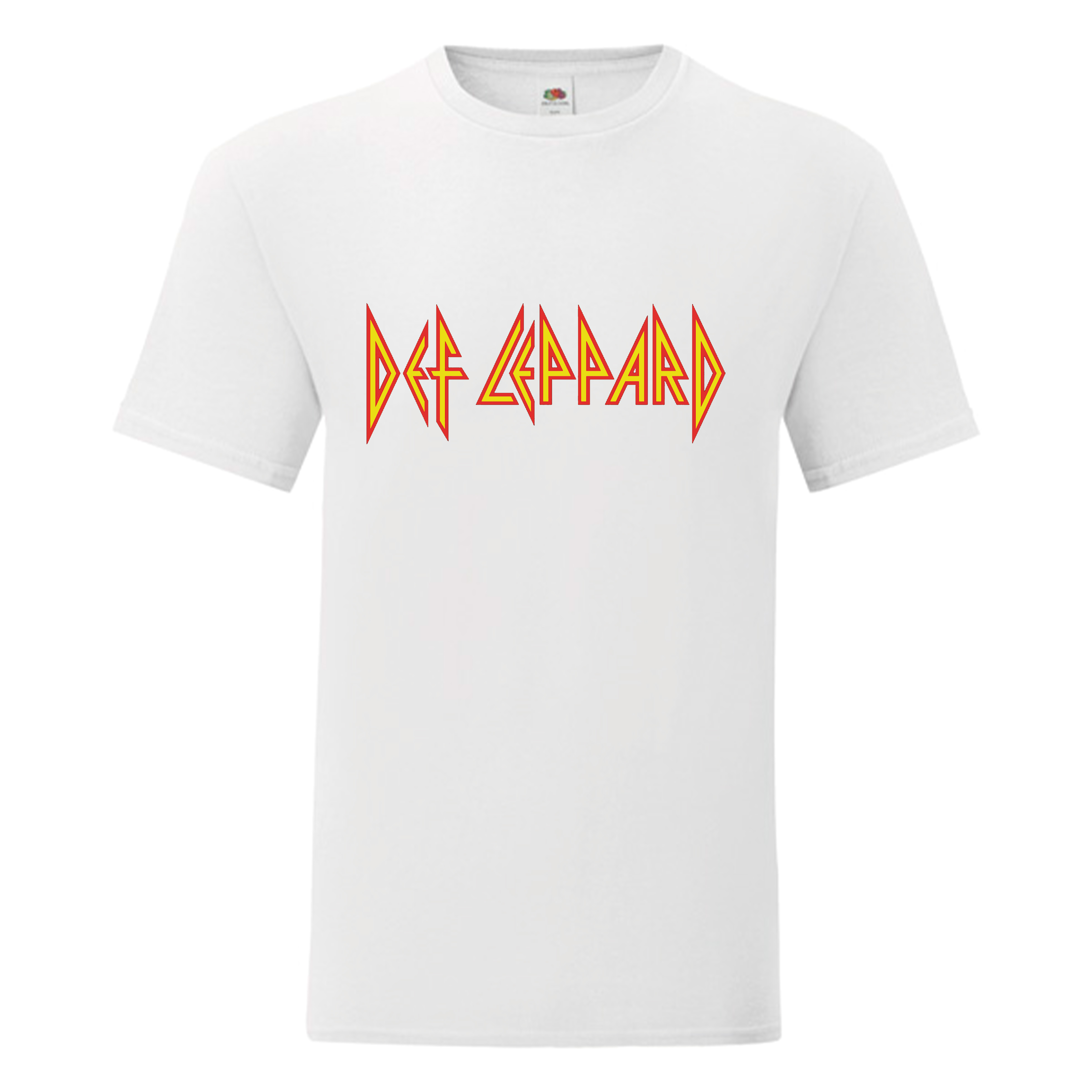 Camiseta Def Leppard blanca - Logo