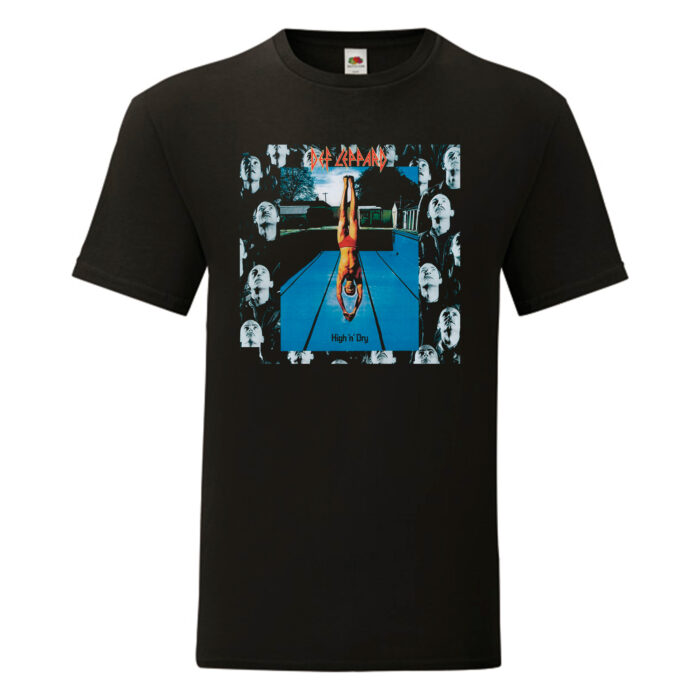 Camiseta Def Leppard negra - High'n'Dry