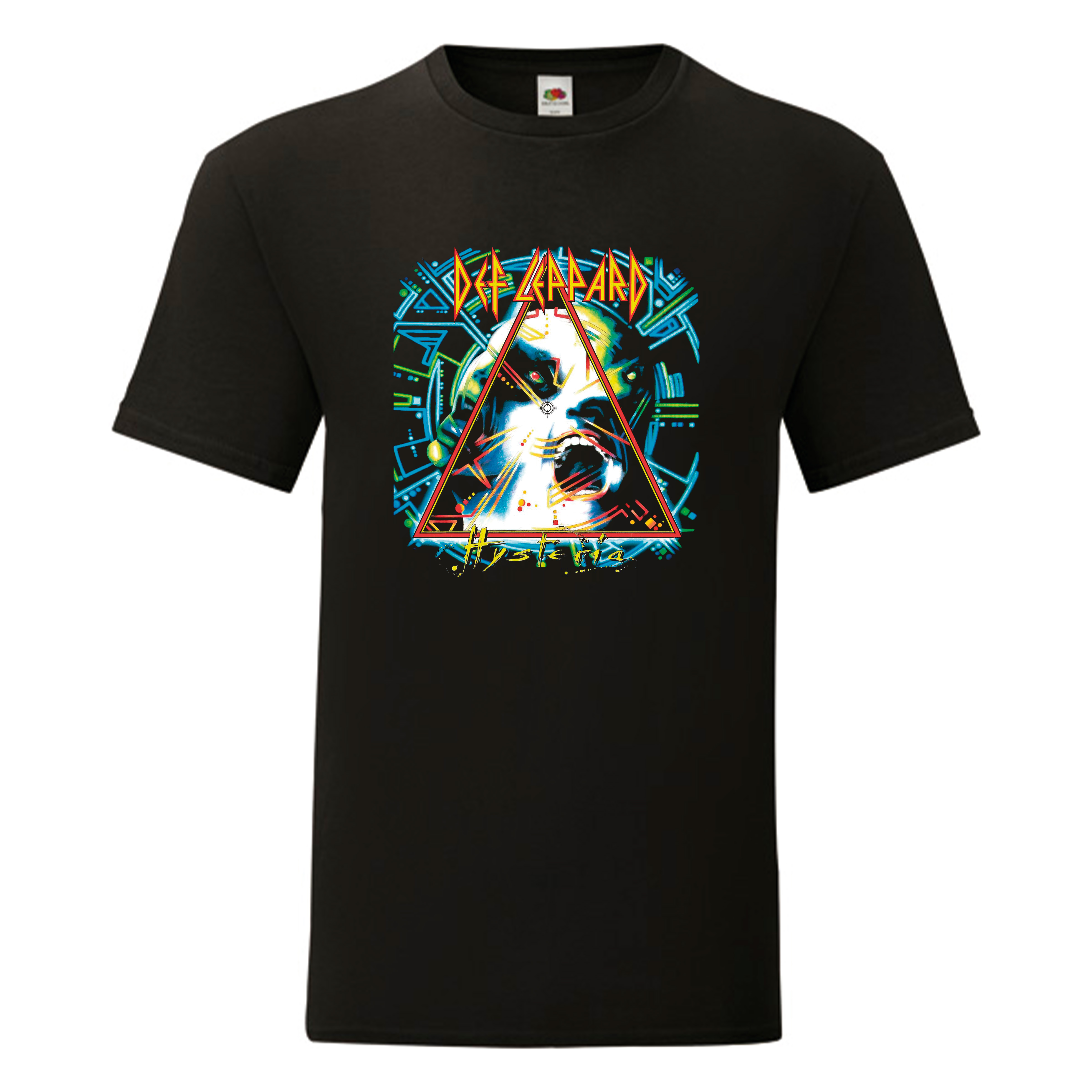 Camiseta Def Leppard negra - Hysteria