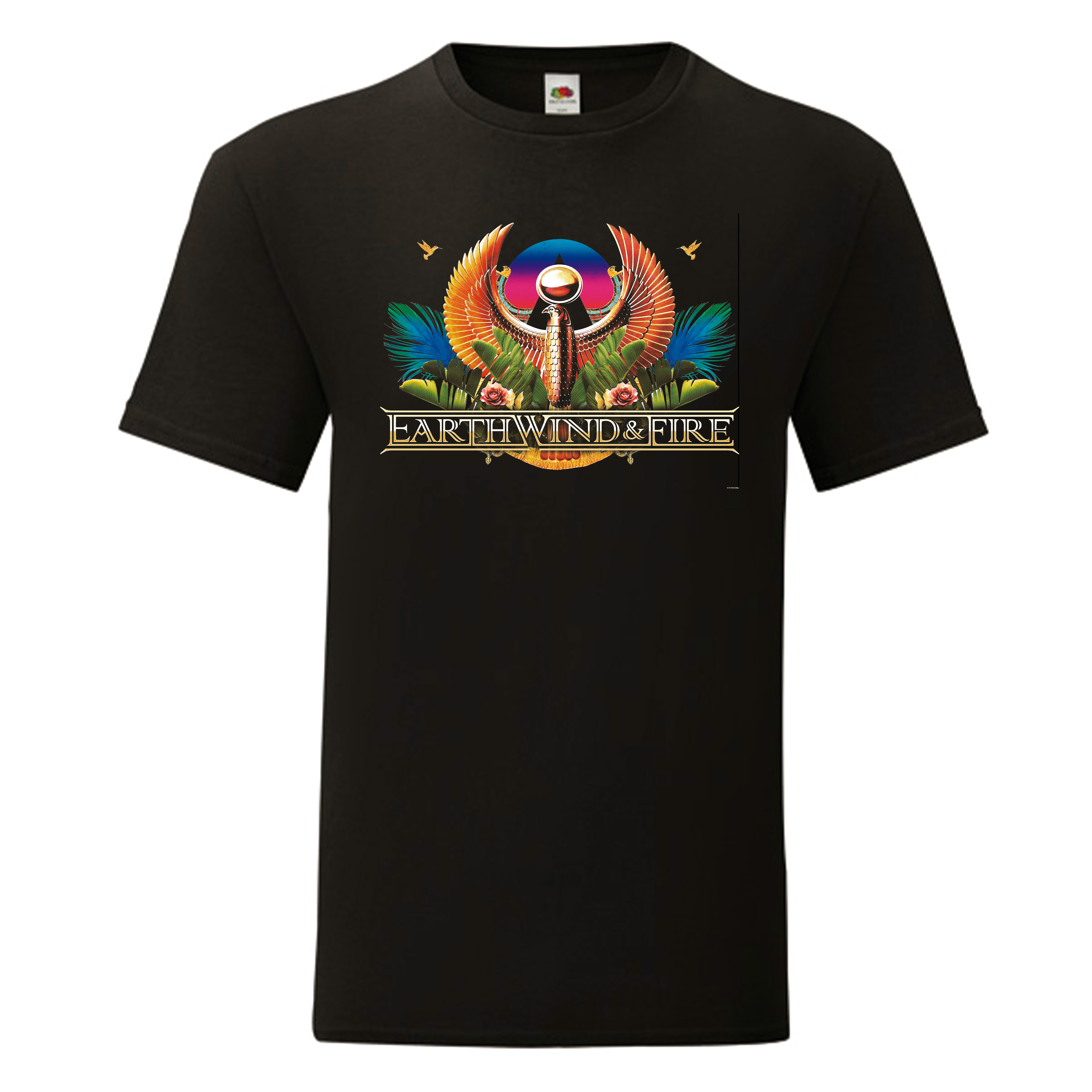 Camiseta Earth Wind And Fire negra - Logo