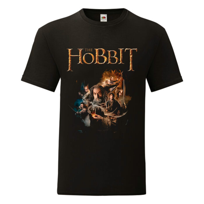 Camiseta El Hobbit negra - La Desolación de Smaug