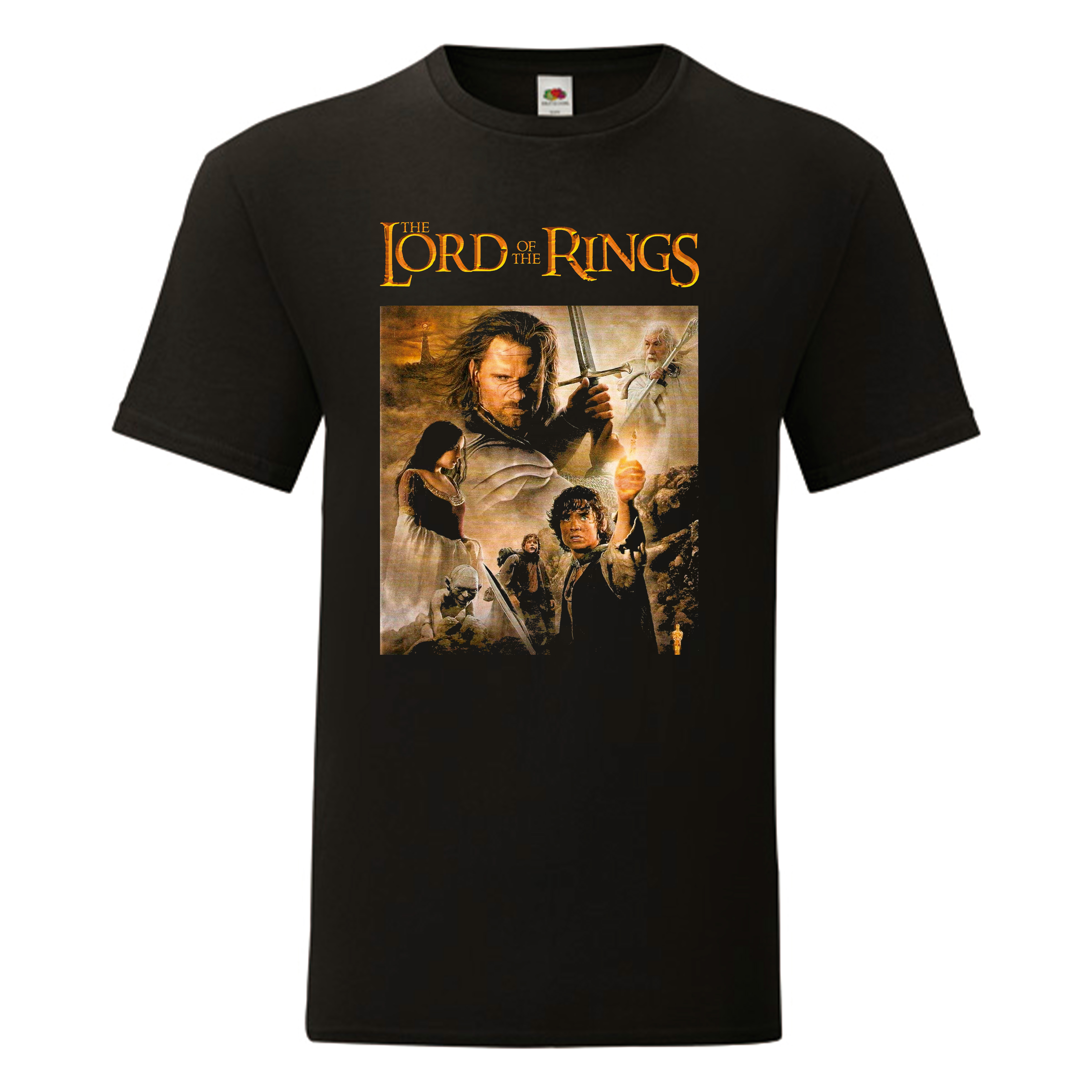 Camiseta El Señor De Los Anillos negra - El Retorno Del Rey