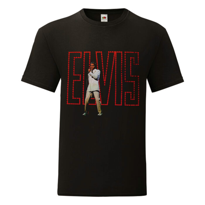 Camiseta Elvis Presley negra - NBC Special