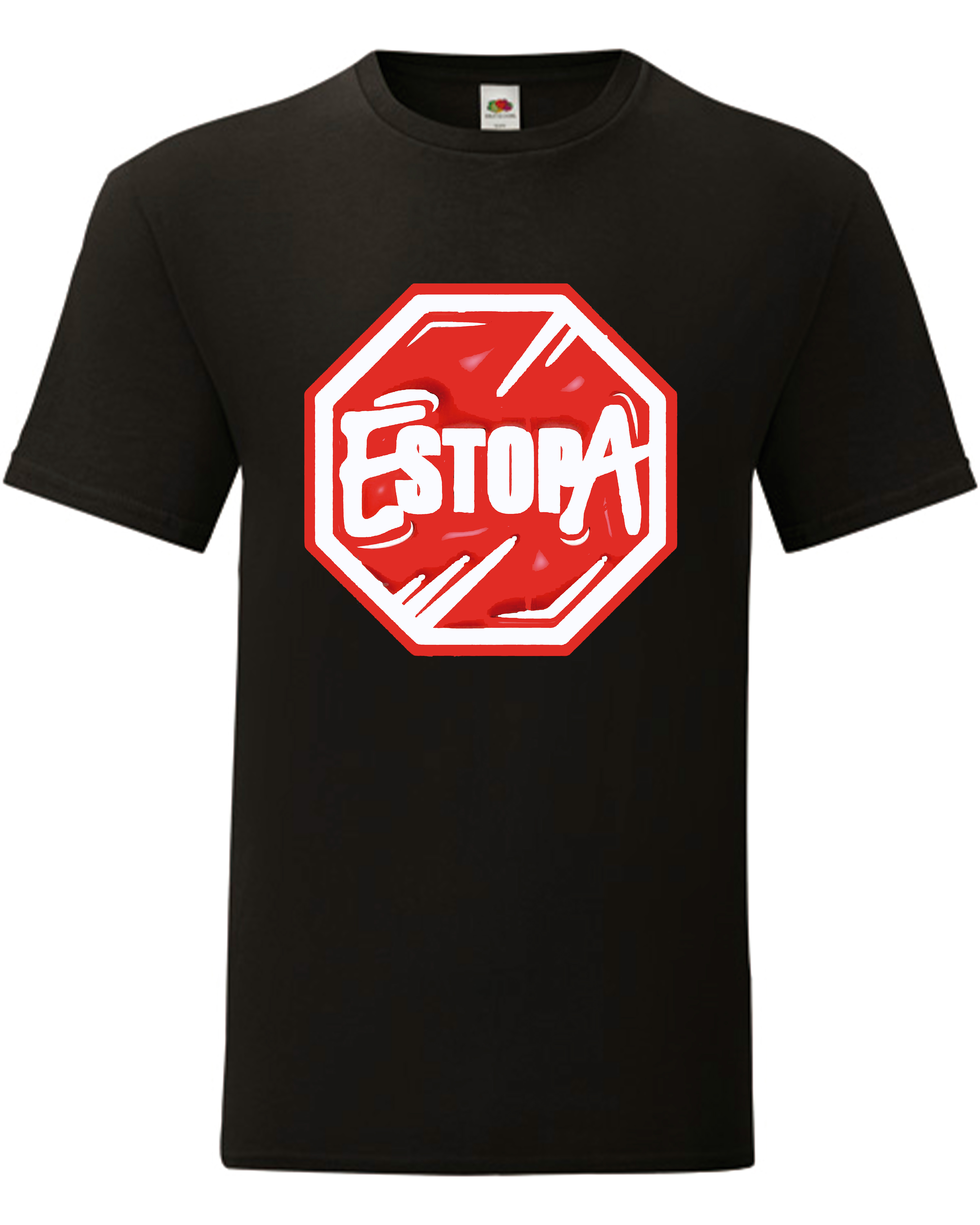 Camiseta Estopa negra - Logo