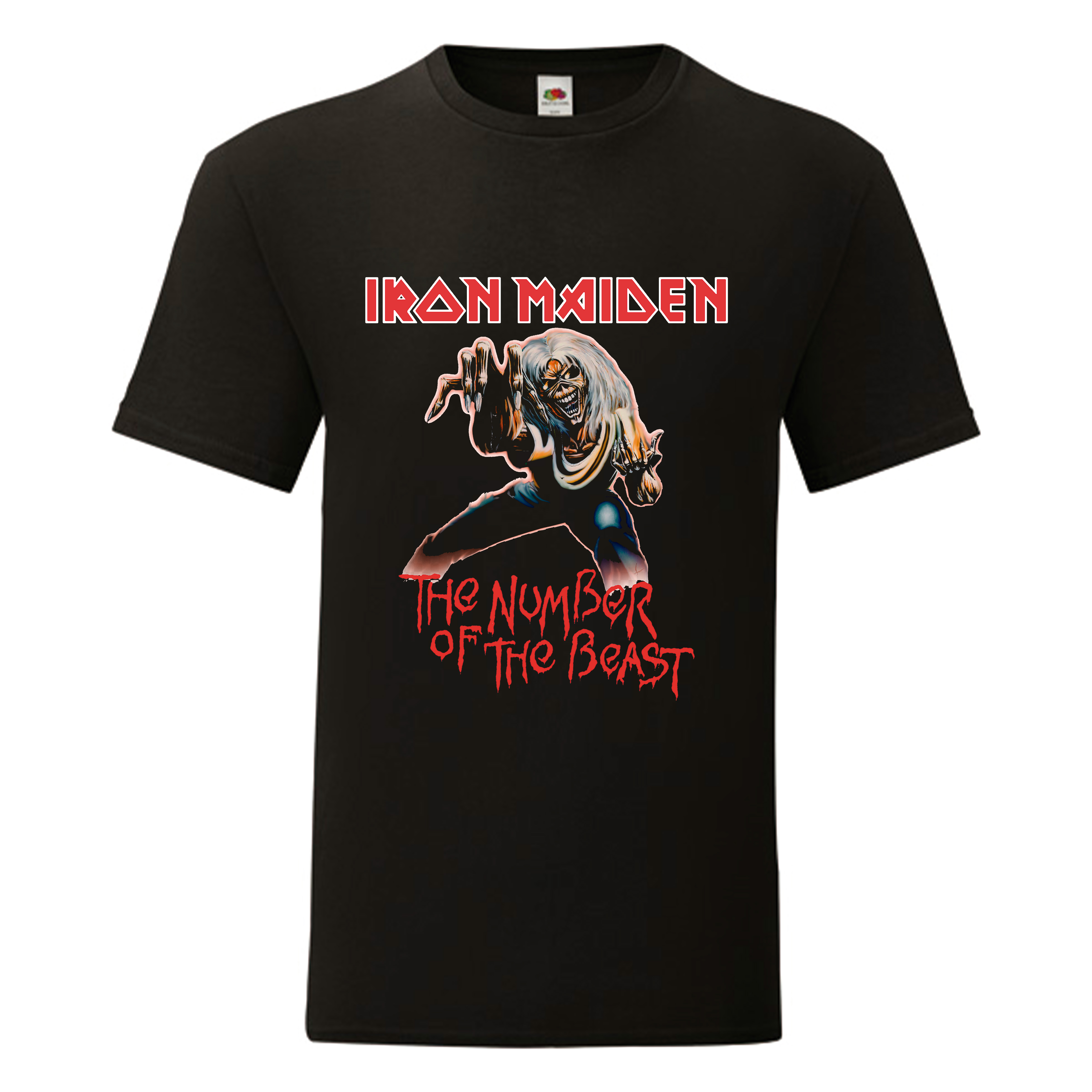 Camiseta Iron Maiden negra - The Number Of The Beast