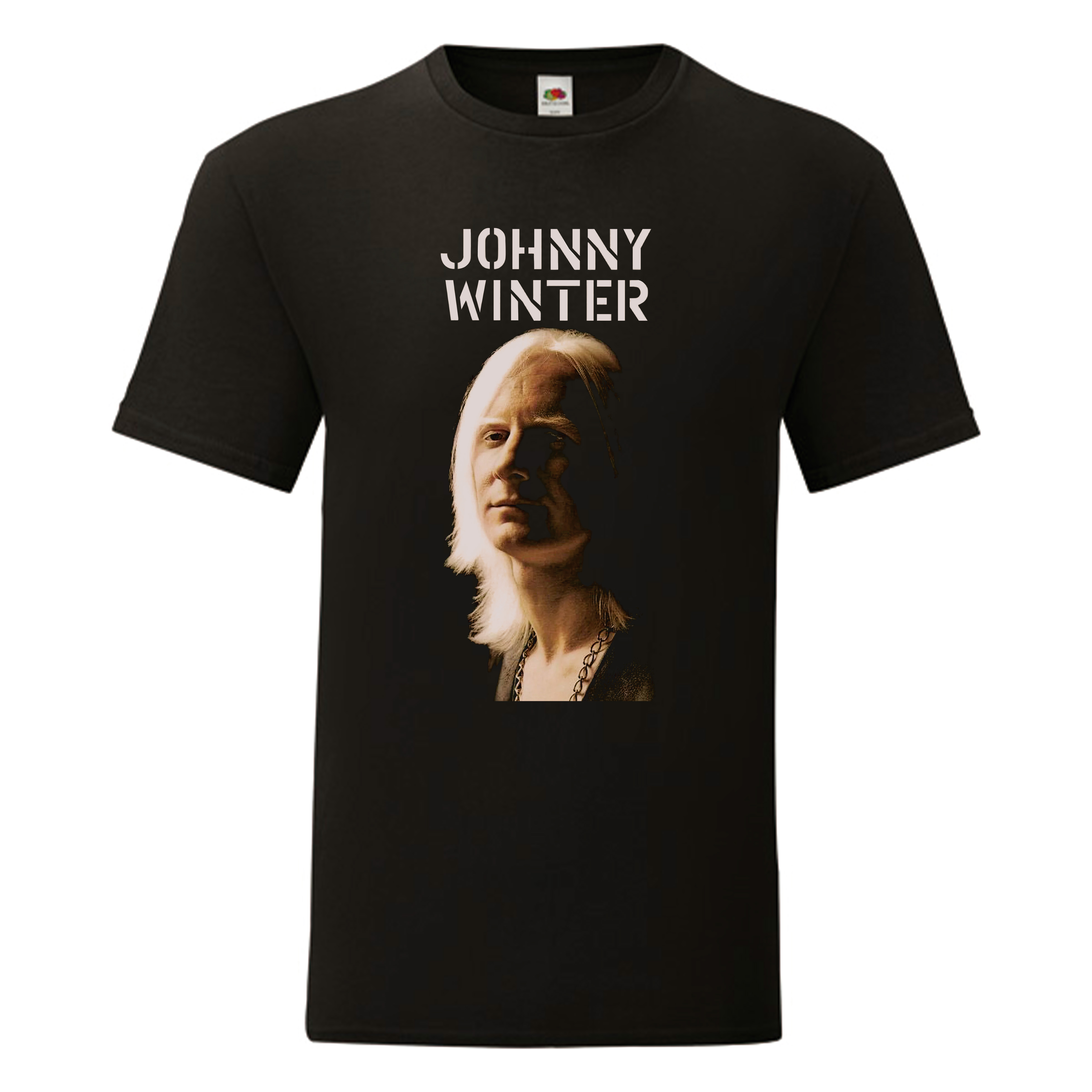 Camiseta Johny Winter negra - First Album