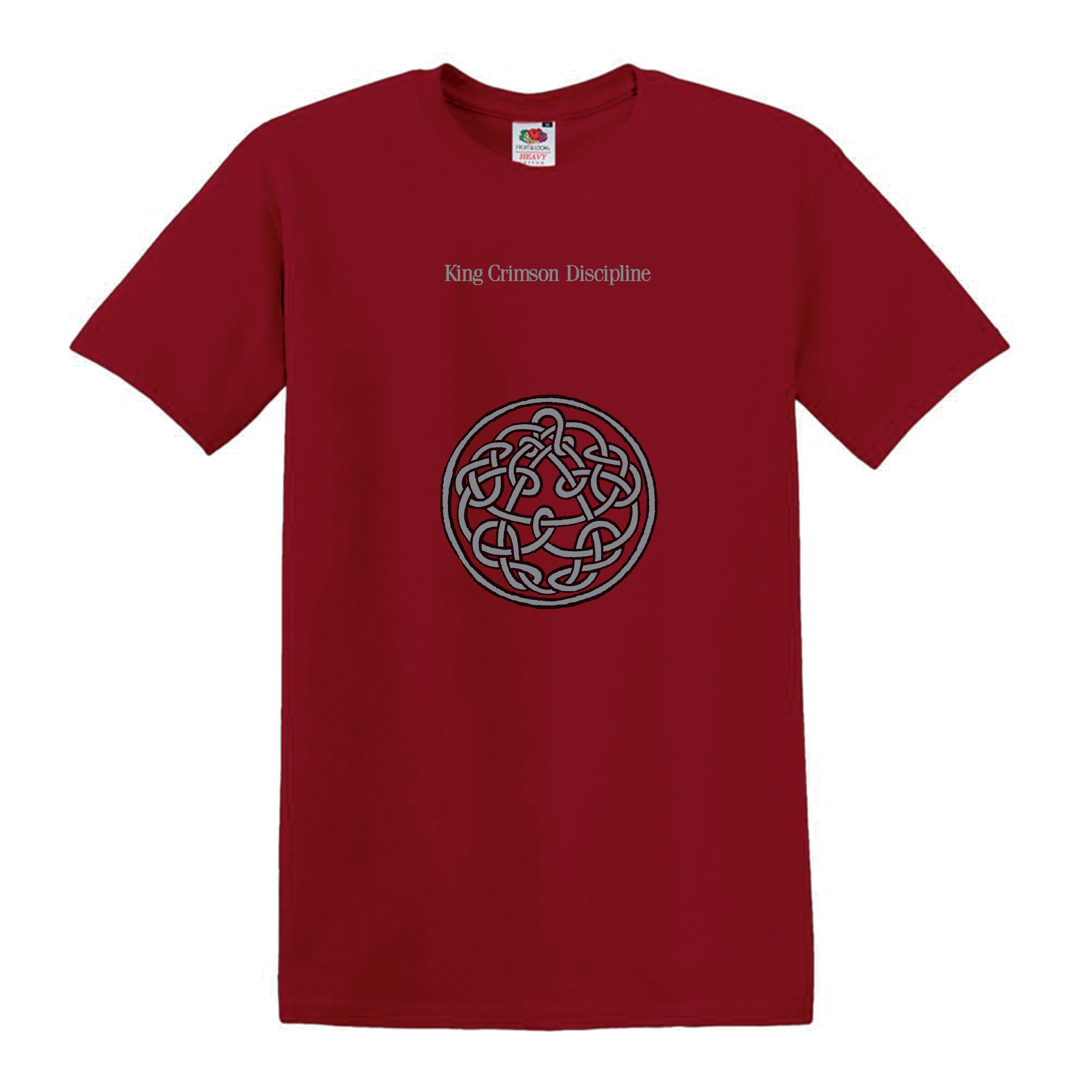 Camiseta King Crimson rojo vino - Discipline