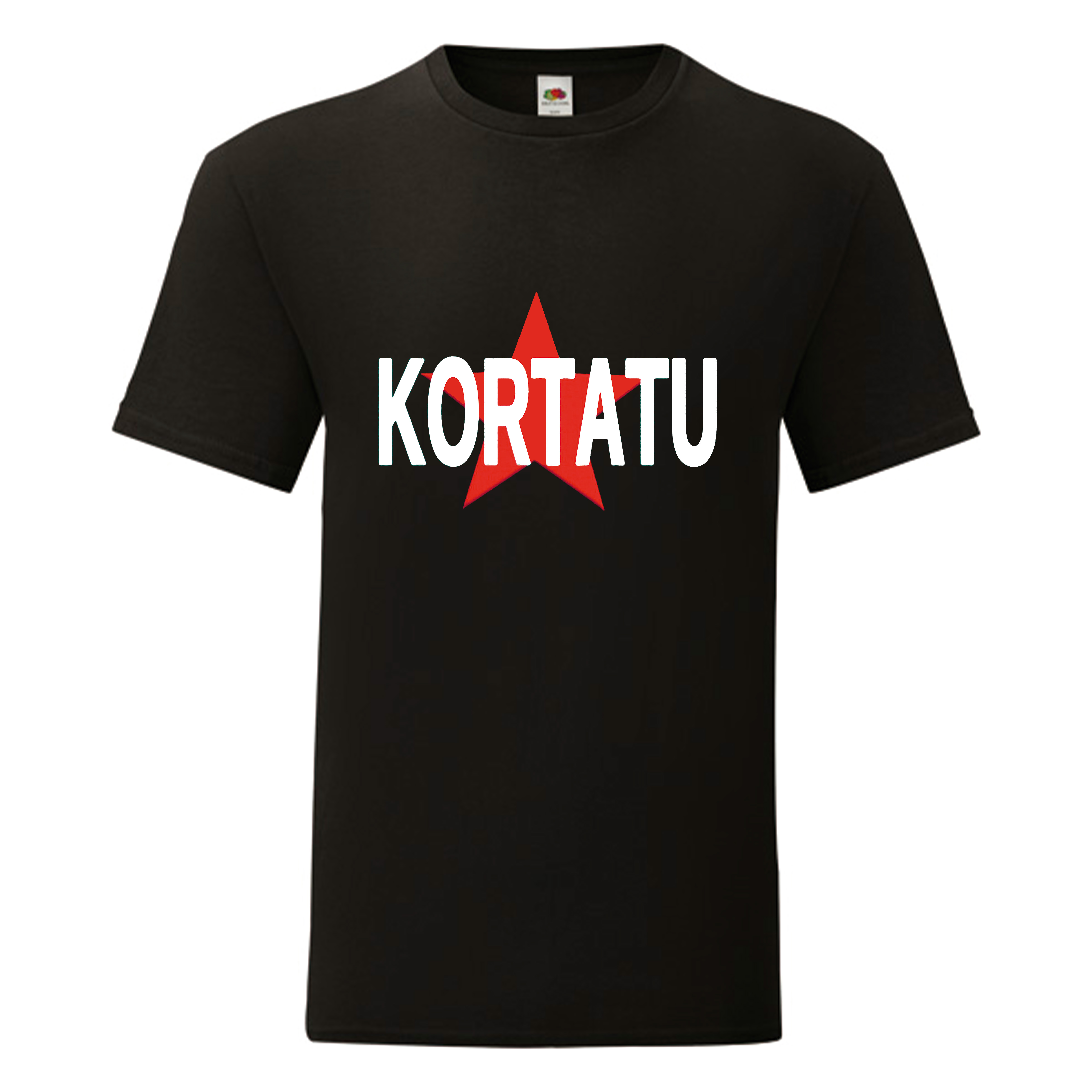 Camiseta Kortatu negra - Logo