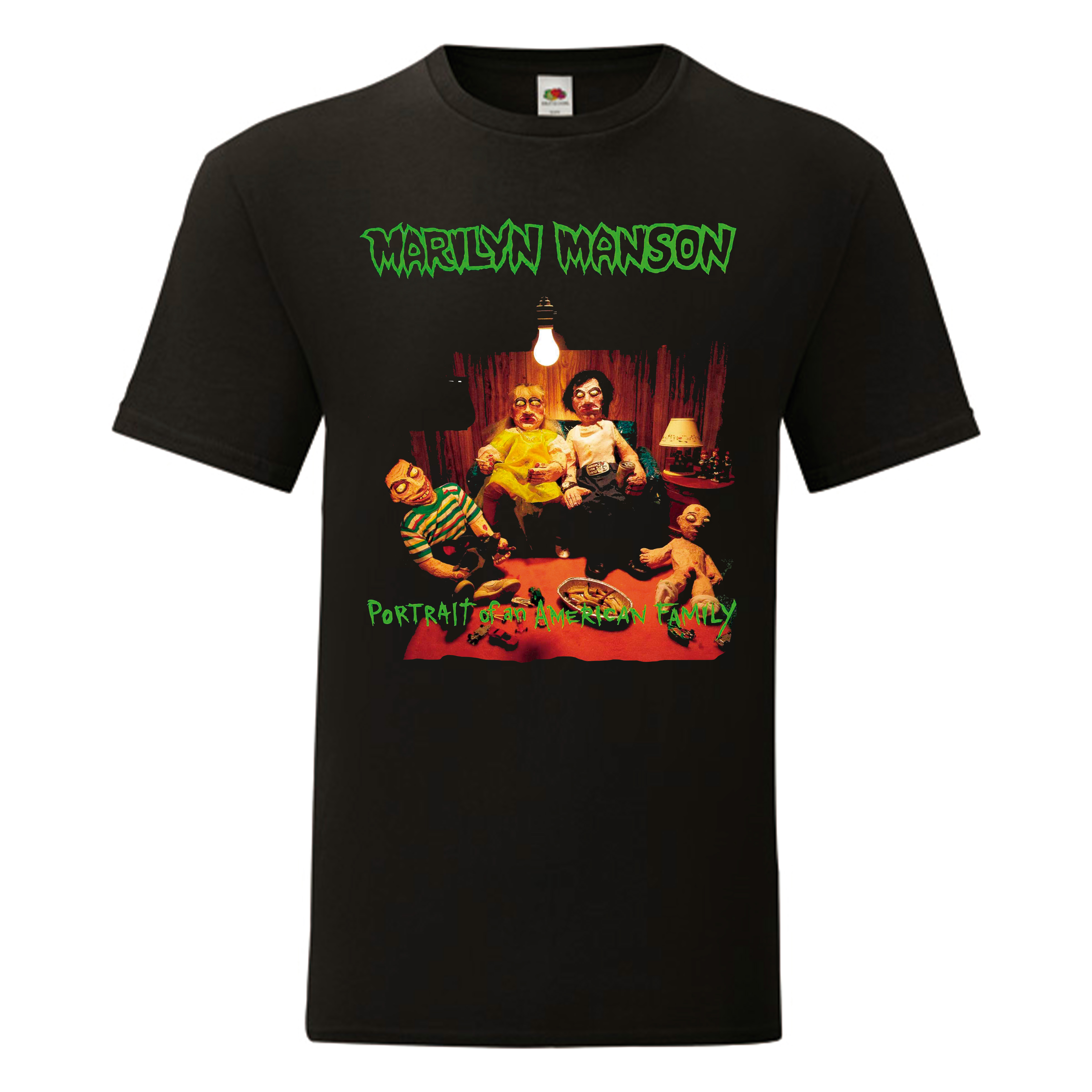 Camiseta Marilyn Manson negra - Portrait Of An American Family