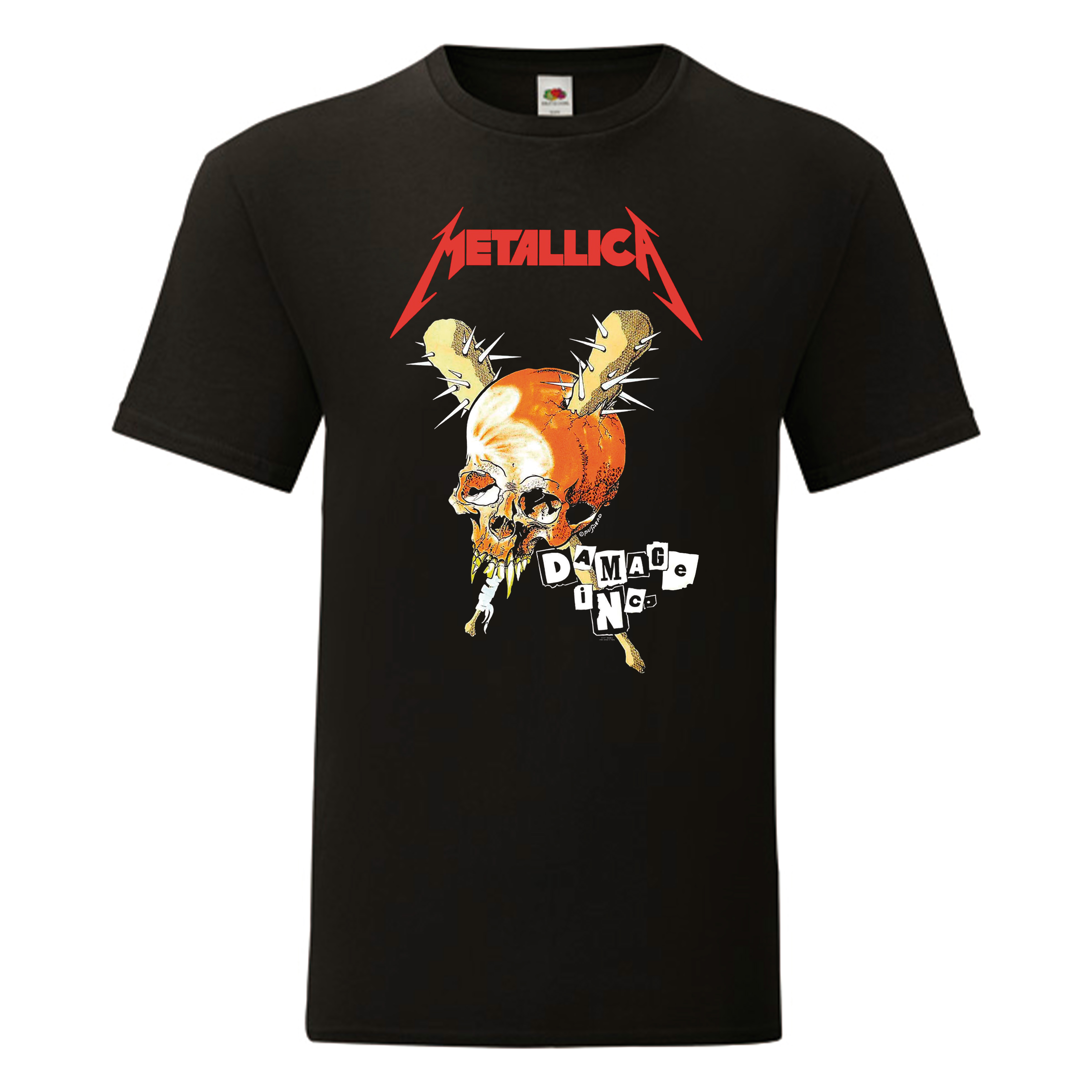 Camiseta Metallica negra - Damage Inc