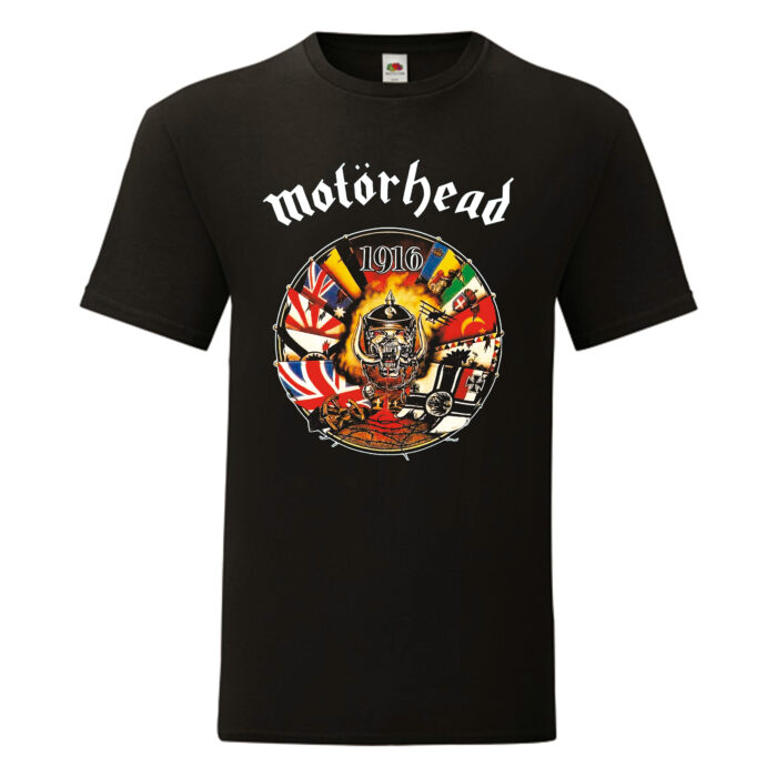 Camiseta Motörhead negra - 1916