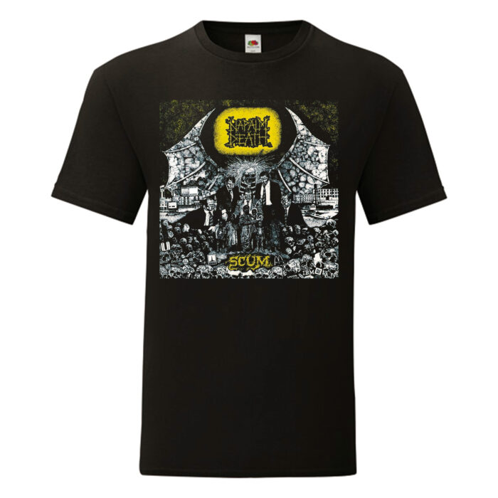 Camiseta Napalm Death negra - Scum