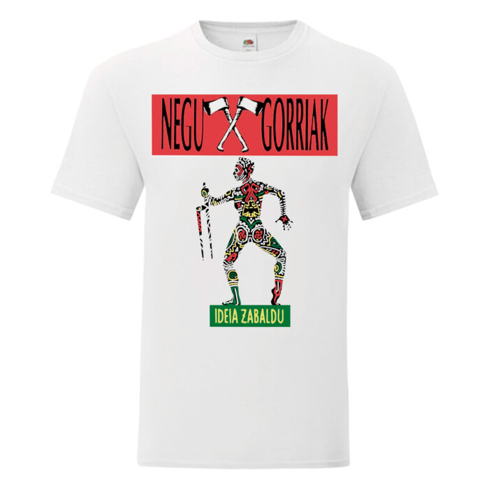 Camiseta Negu Gorriak blanca - Ideia Zabaldu