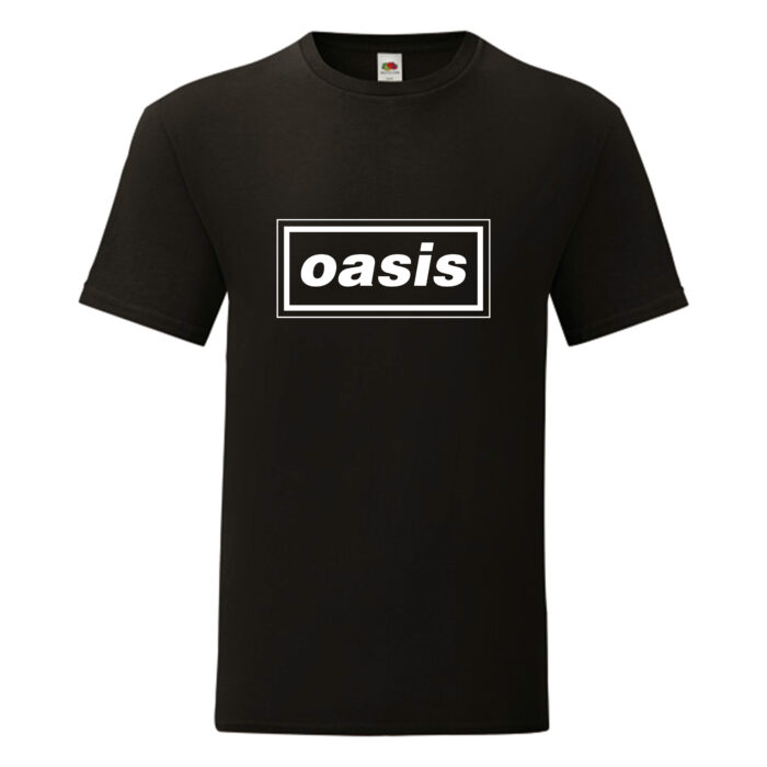 Camiseta Oasis negra - Logo