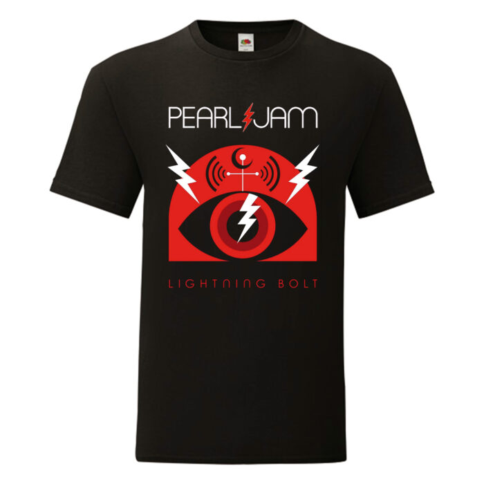 Camiseta Pearl Jam negra - Lightning Bolt