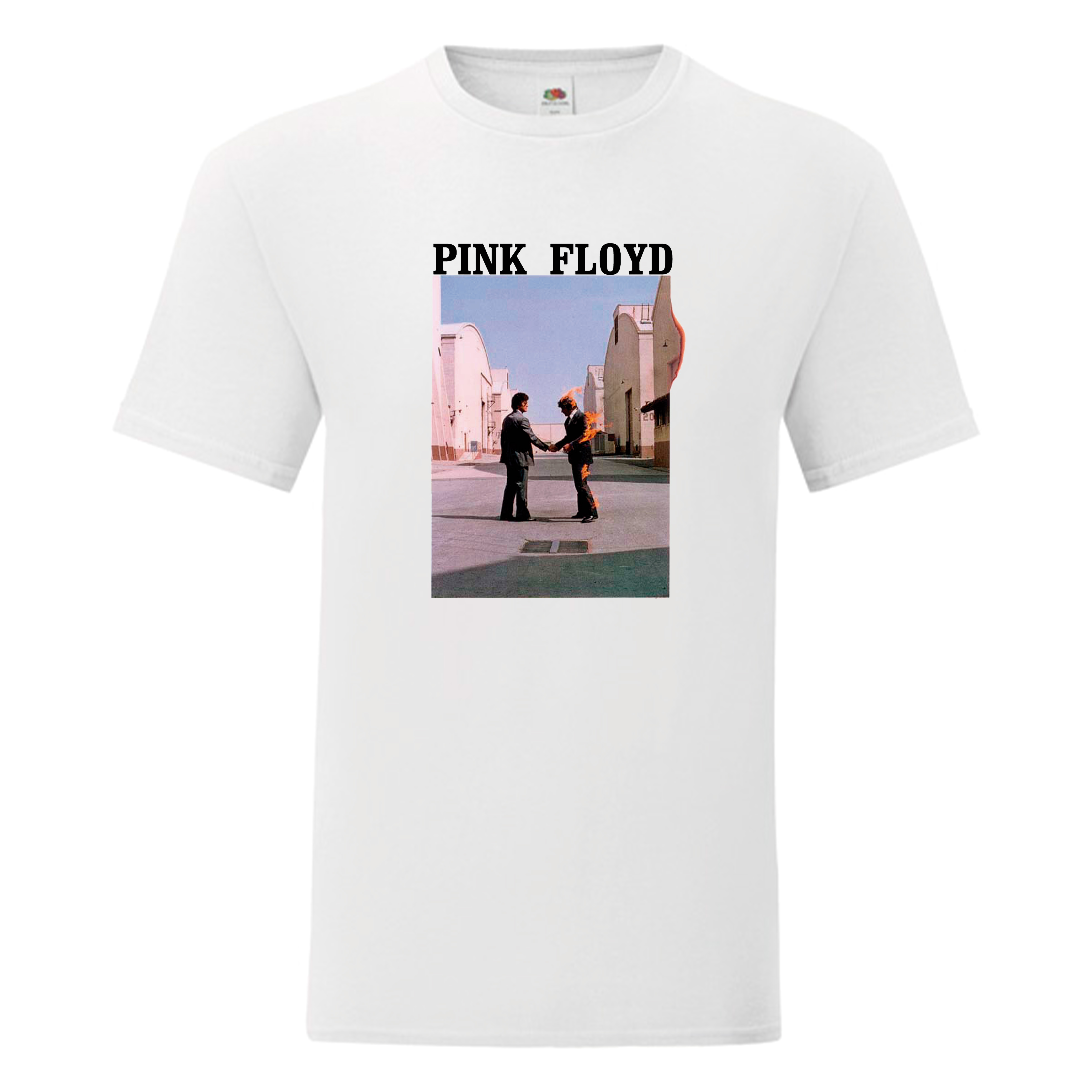 Camiseta Pink Floyd blanca - Wish You Were Here