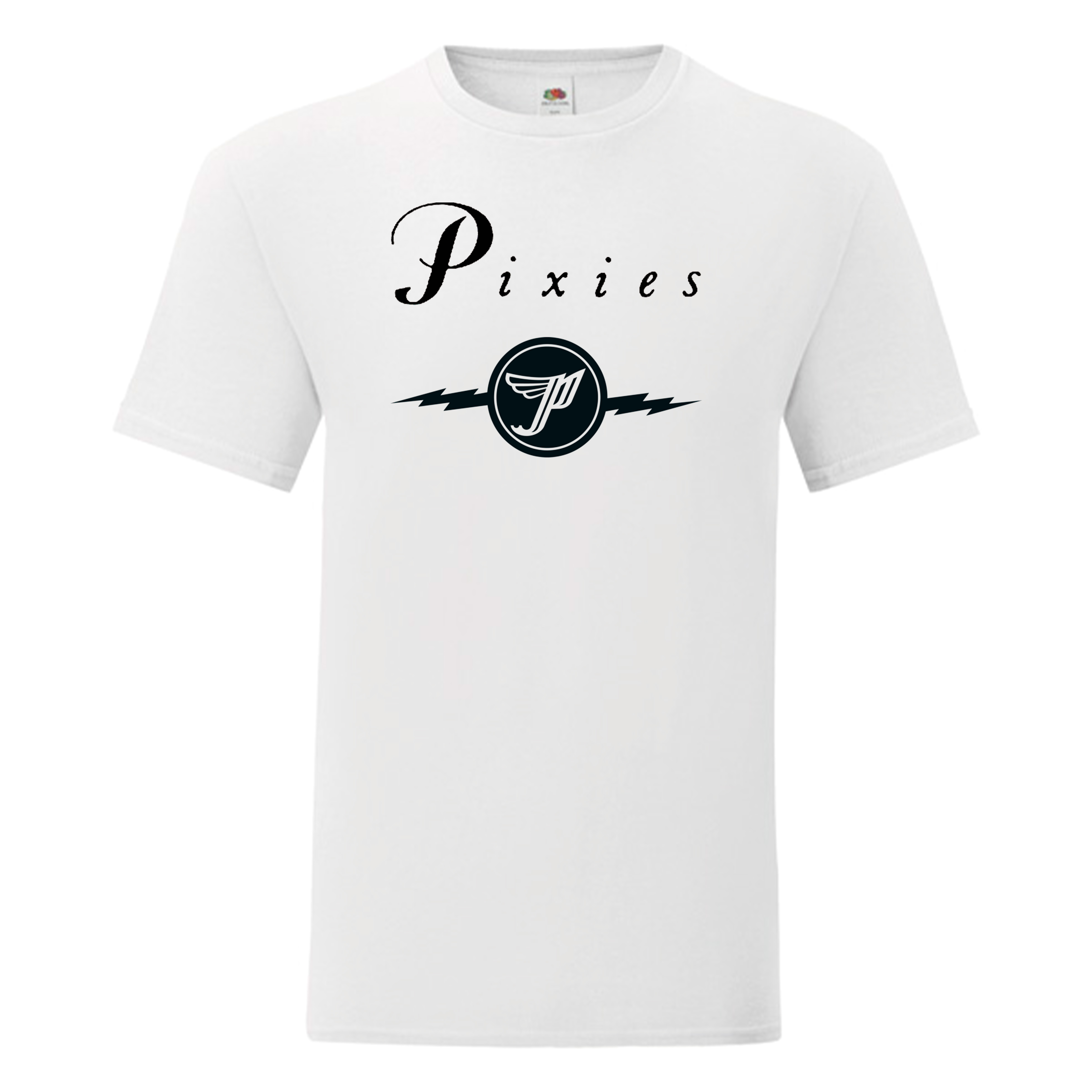 Camiseta Pixies blanca - Logo