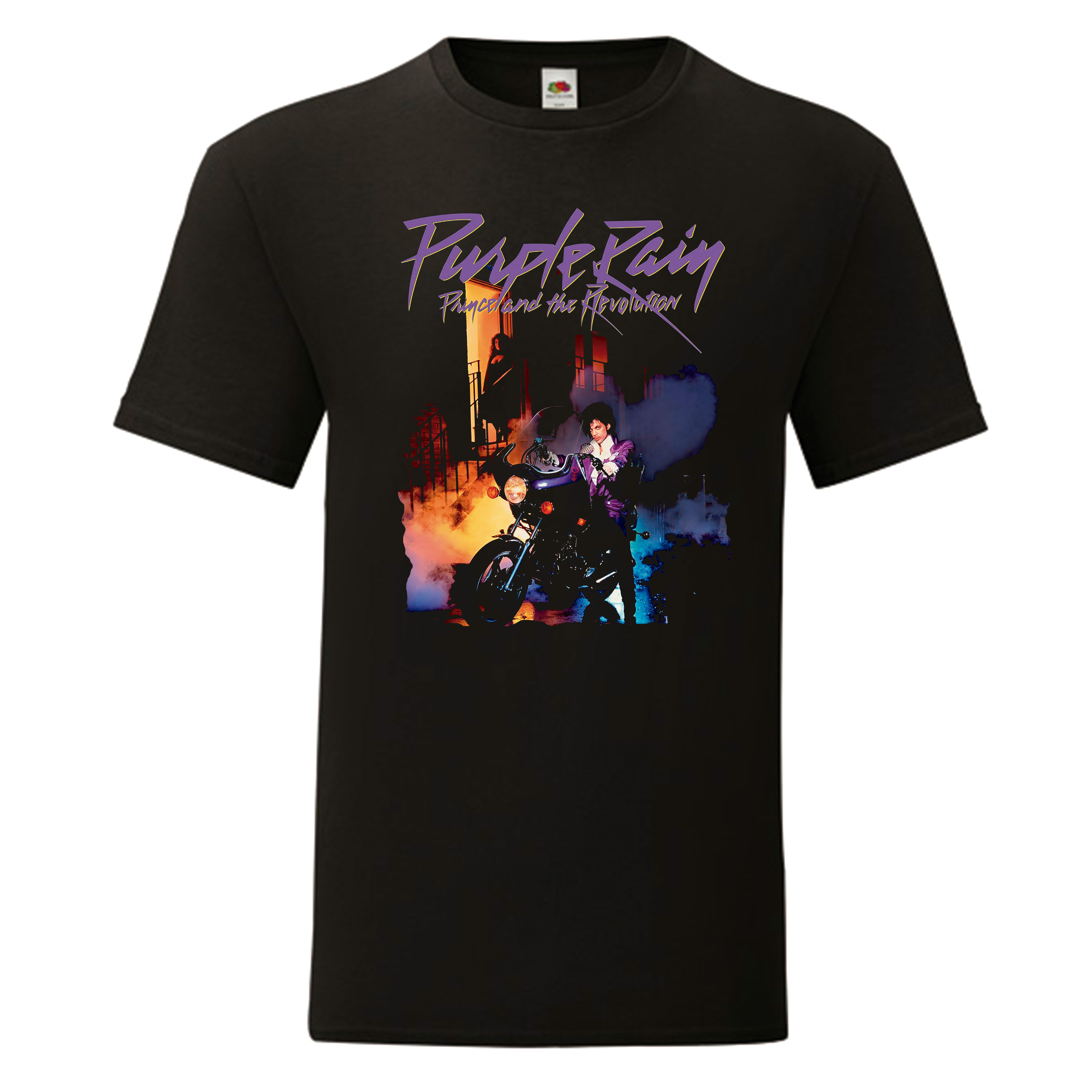 Camiseta Prince negra - Purple Rain