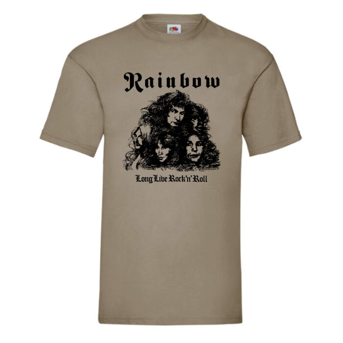 Camiseta Rainbow avena - Long Live Rock And Roll