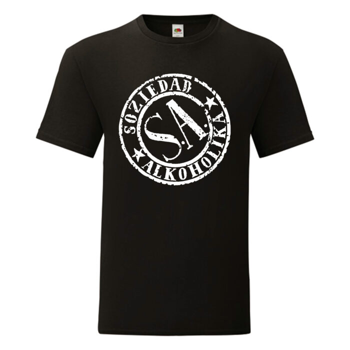 Camiseta Sociedad Alkohólika negra - Logo