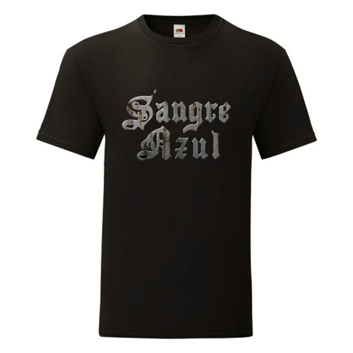 Camiseta Sangre Azul negra - Logo
