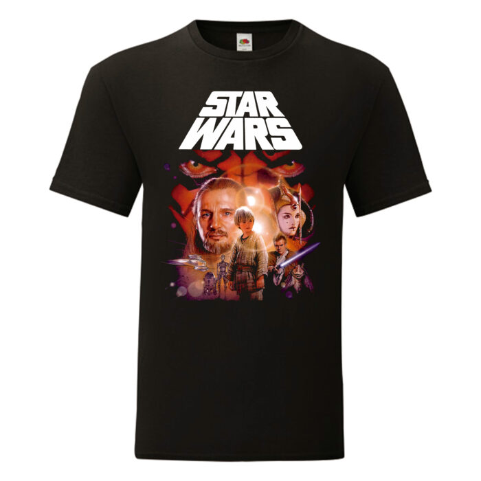 Camiseta Star Wars negra - Episodio I