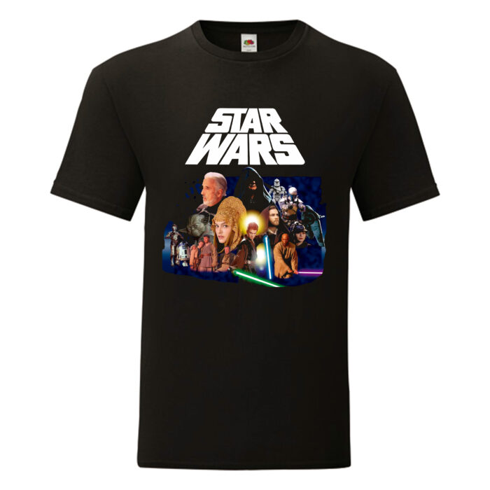 Camiseta Star Wars negra - Episodio II