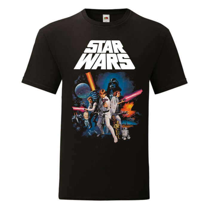 Camiseta Star Wars negra - Episodio IV